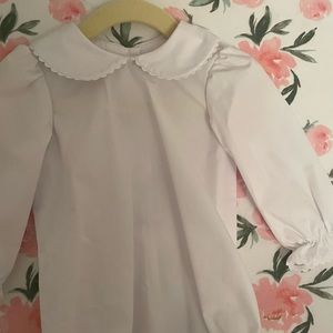TBBC White Collared Shirt 6-12 months